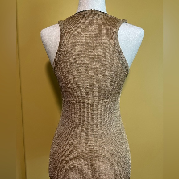 Marciano 2-piece gold metallic top-vintage - Picture 6 of 13